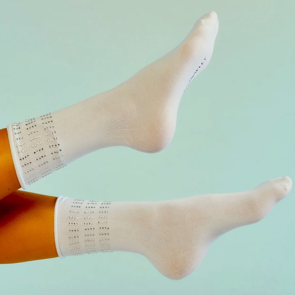 CYNTHIA ROWLEY Crystal Socks - Picture 4 of 5
